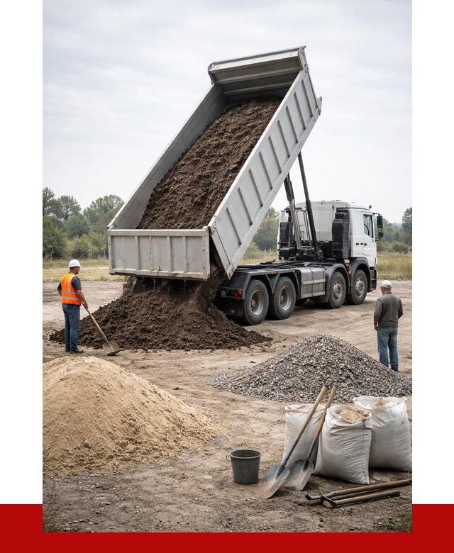 Доставка самосвалом 30 кубов в Холмске от 8730 р. | ПРОНЕРУДХлм