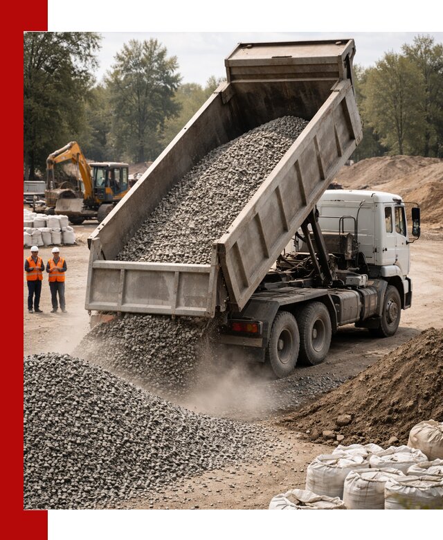 Аренда самосвала в Холмске для доставки сыпучих и нерудных материалов