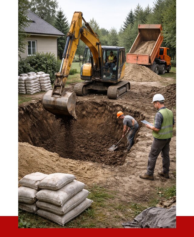 Рытье котлована в Холмске быстро от 4622 р. ПРОНЕРУДХлм
