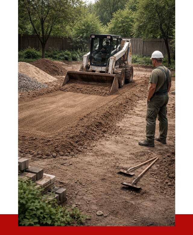 Выравнивание участка под ключ в Холмске от 3595 р. | ПРОНЕРУДХлм